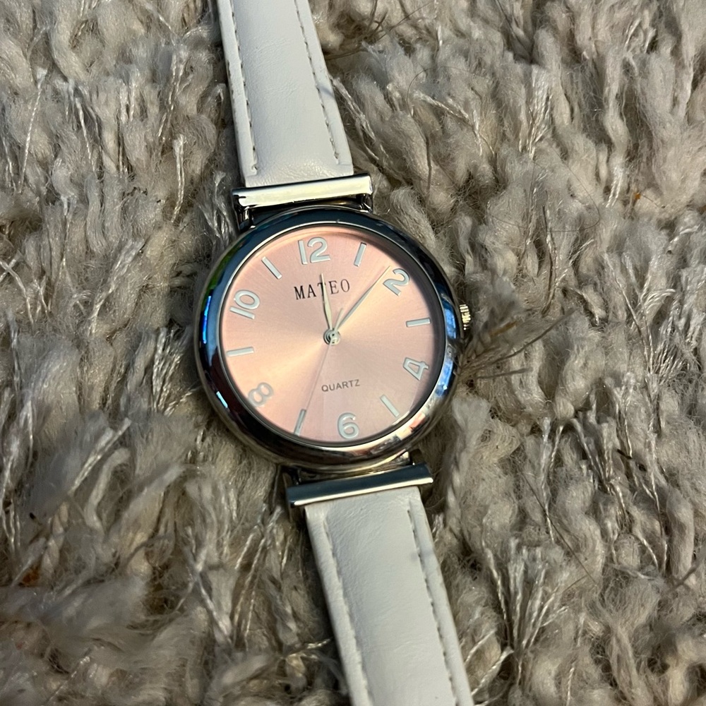 Mateo pink face womens watch